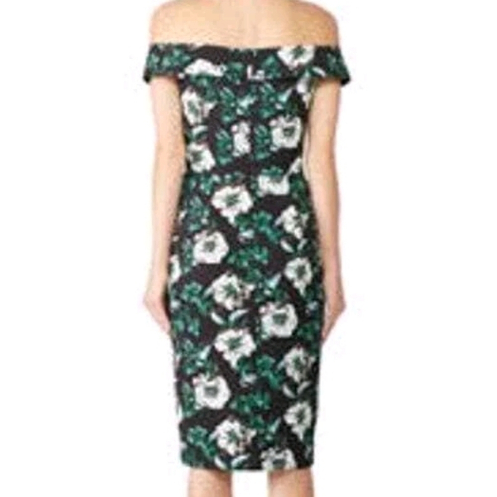 BLACK HALO | $390 Floral Hepburn Sheath Dress - Picture 4 of 6